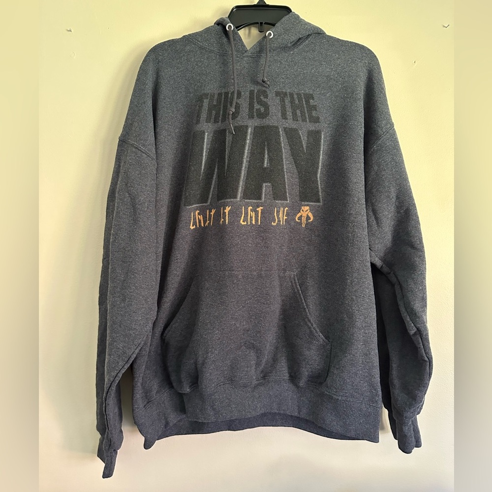 The mandalorian Star Wars theme this is the way hoody